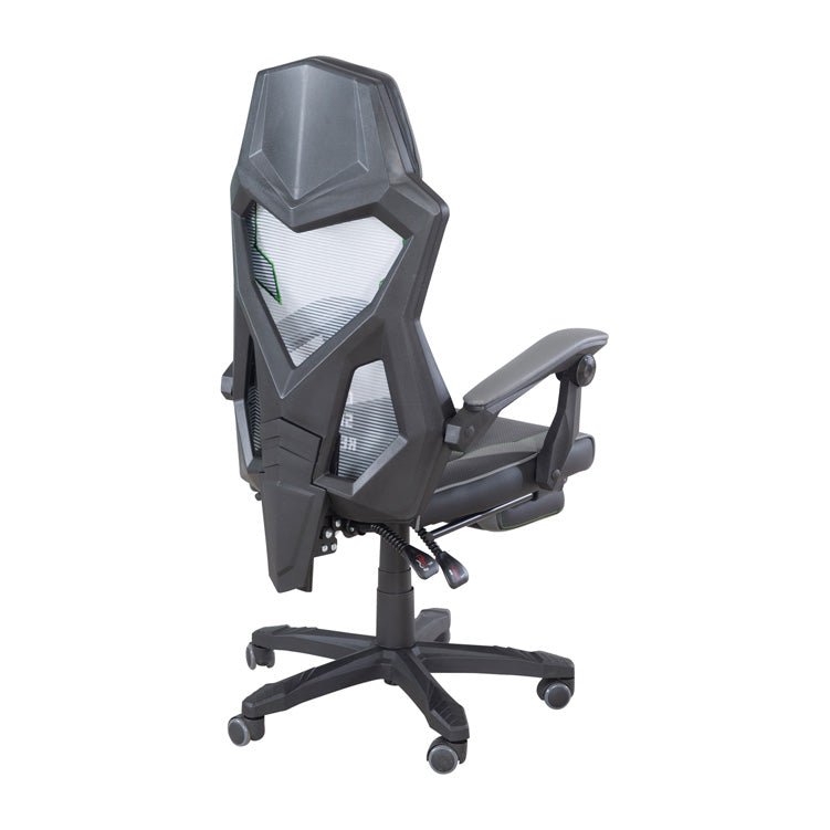 Minecraft Gaming Chair "Creeper" – with Leg Rest, Rocking Mechanism & Height Adjustment