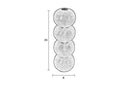 Candle holder Bianca set of 4