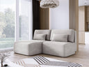 Designer-Ecksofa Tilia Cord mat Schloffunktioun a Stauraum