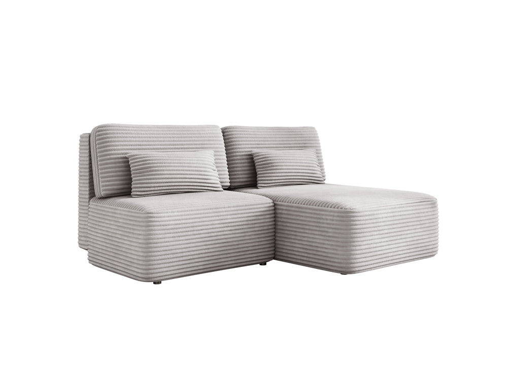 Designer Sofa Tilia Corduroy with Sleeping Function and Storage Space