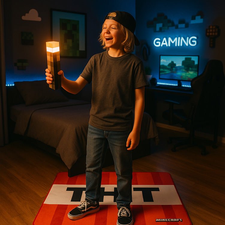 Minecraft tapis « TNT » – Tapis de jeu et décoration doux
