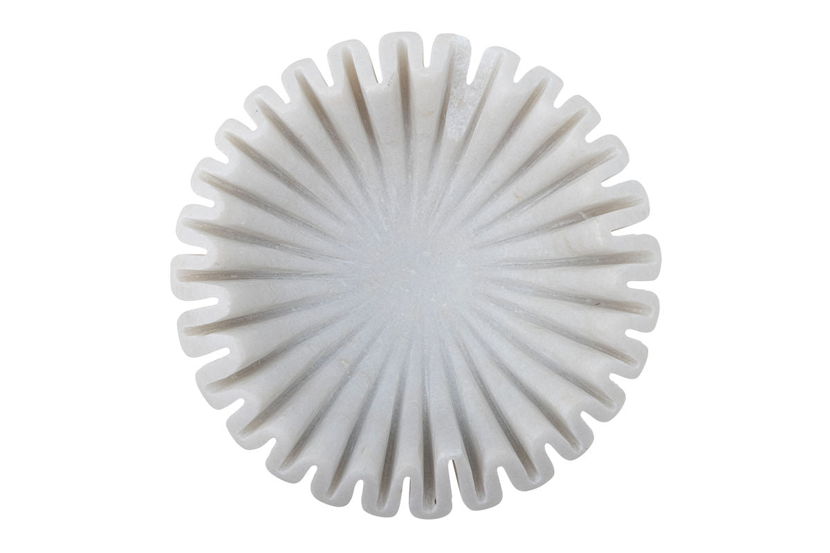 Schale Anira – handgeschnitzter weißer Marmor