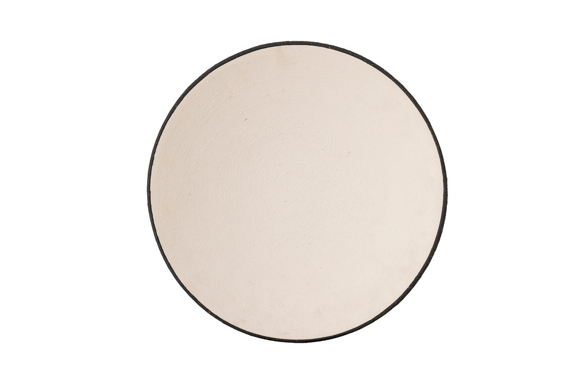 Bowl May – Hand-painted Stoneware in Natural