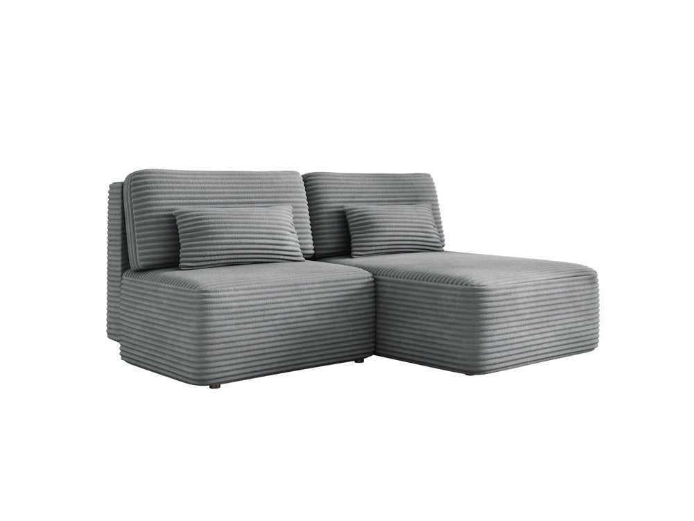 Designer Sofa Tilia Corduroy with Sleeping Function and Storage Space