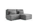 Designer-Ecksofa Tilia Cord mat Schloffunktioun a Stauraum