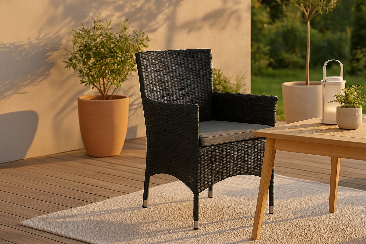 2-piece set - Oasis garden chair made of rattan