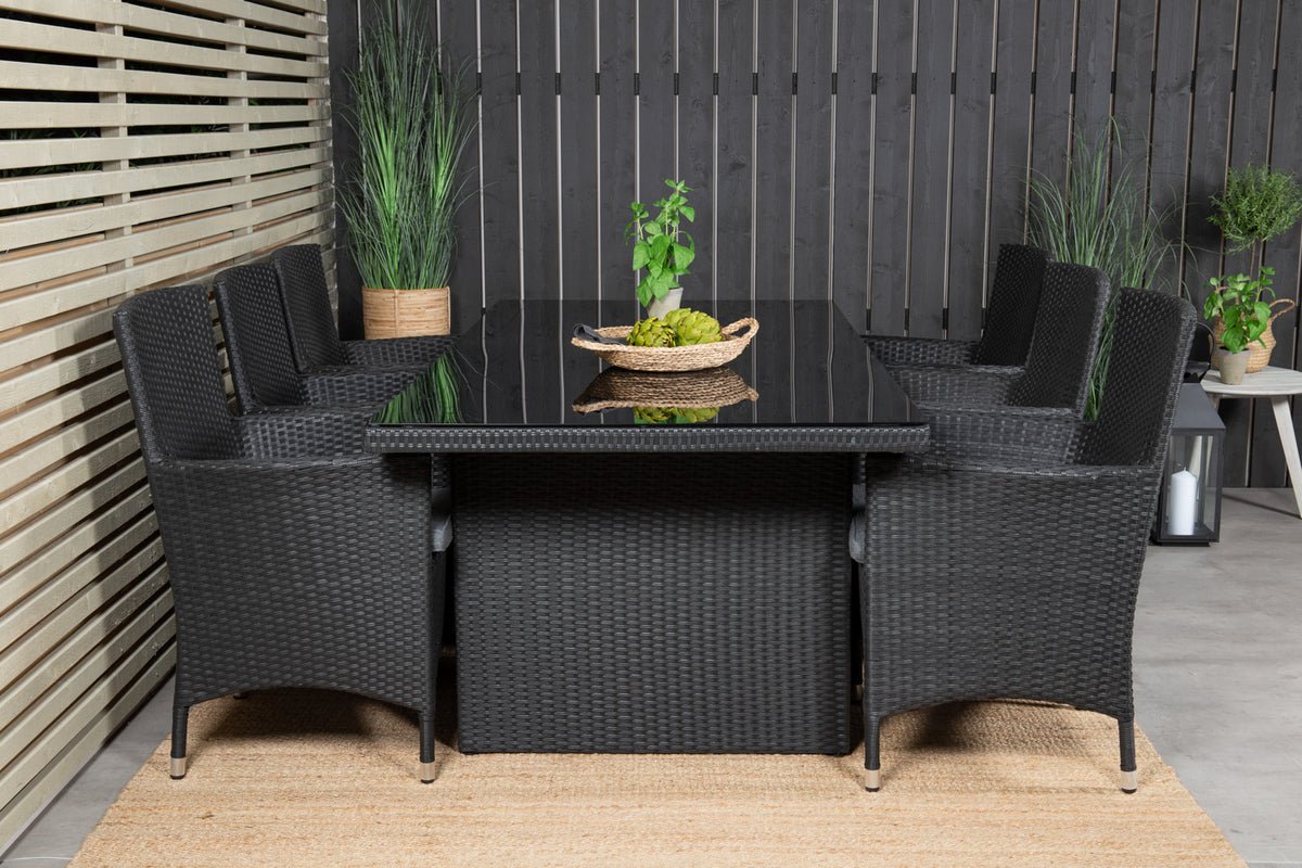 2-piece set - Oasis garden chair made of rattan