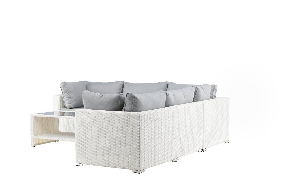 Ensemble lounge de jardin Panther - en rotin synthétique disponible en 3 couleurs