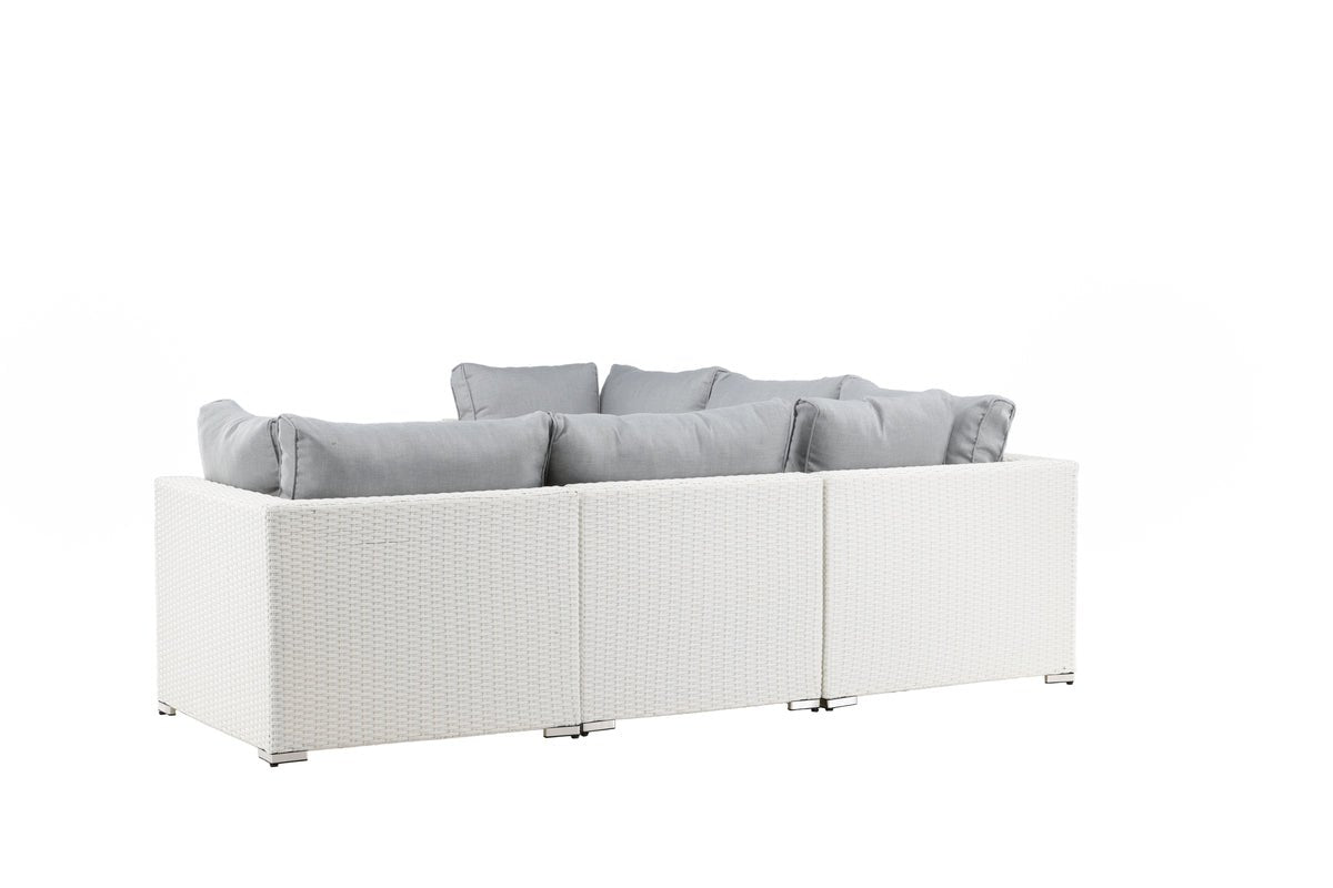 Ensemble lounge de jardin Panther - en rotin synthétique disponible en 3 couleurs
