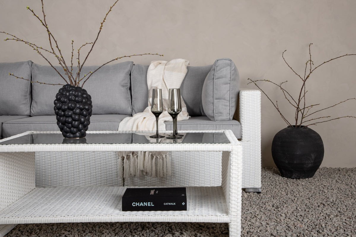 Ensemble lounge de jardin Panther - en rotin synthétique disponible en 3 couleurs