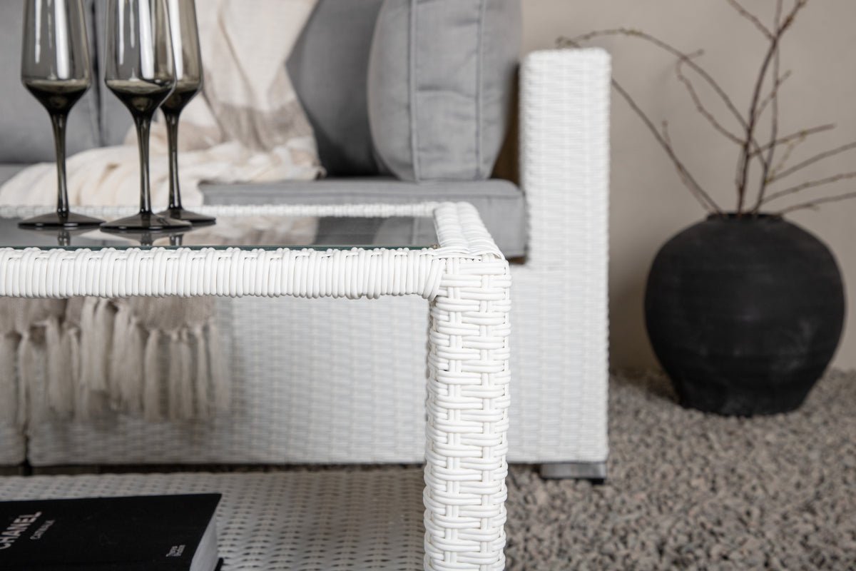 Ensemble lounge de jardin Panther - en rotin synthétique disponible en 3 couleurs