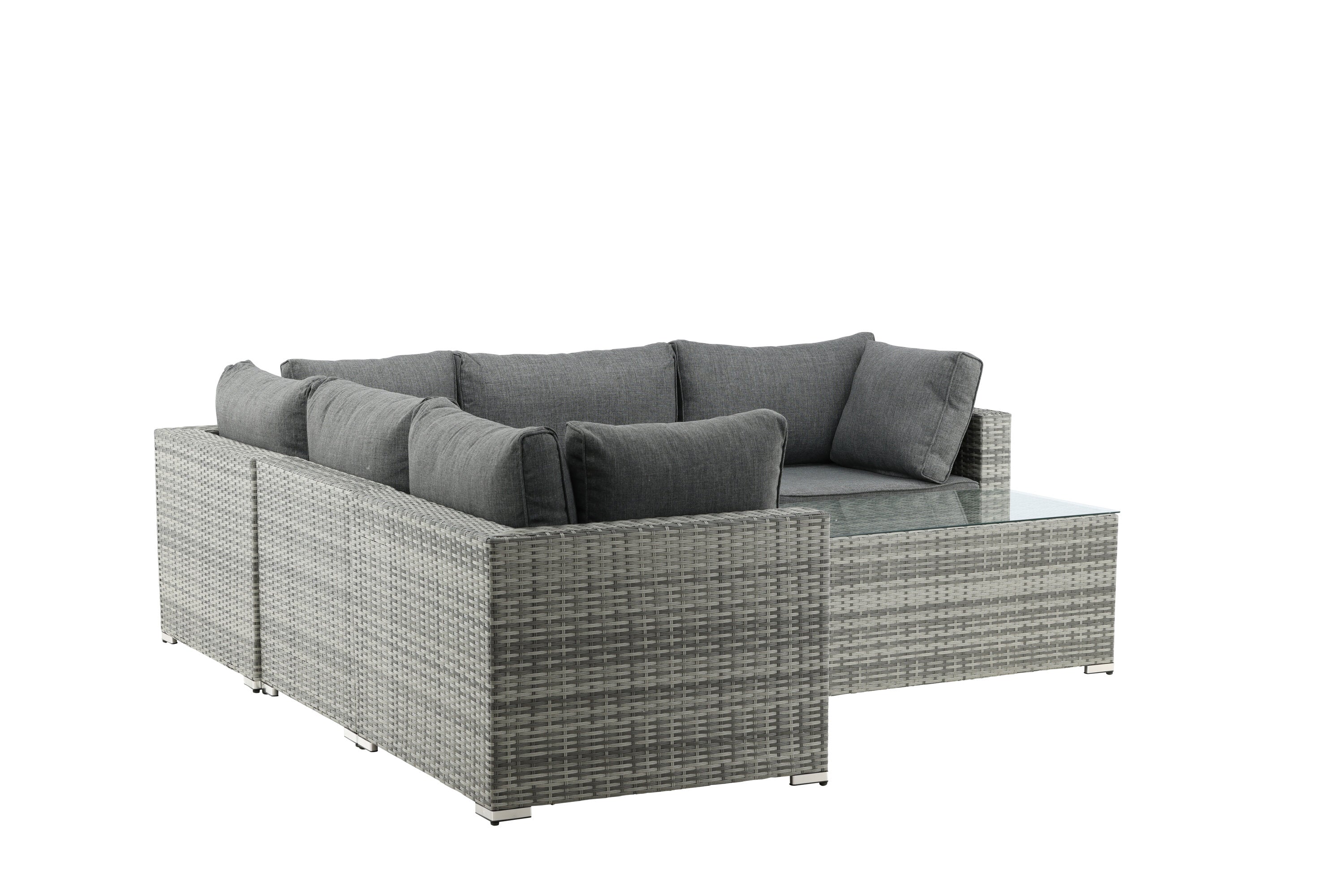 Ensemble lounge de jardin Panther - en rotin synthétique disponible en 3 couleurs