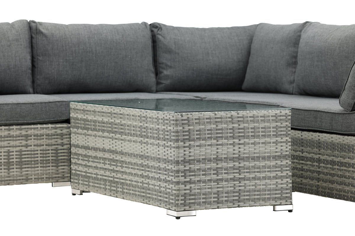 Ensemble lounge de jardin Panther - en rotin synthétique disponible en 3 couleurs