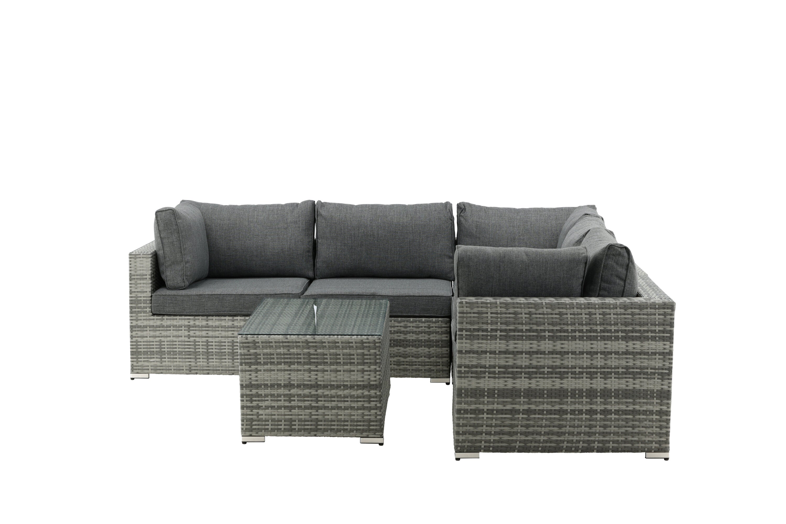 Ensemble lounge de jardin Panther - en rotin synthétique disponible en 3 couleurs