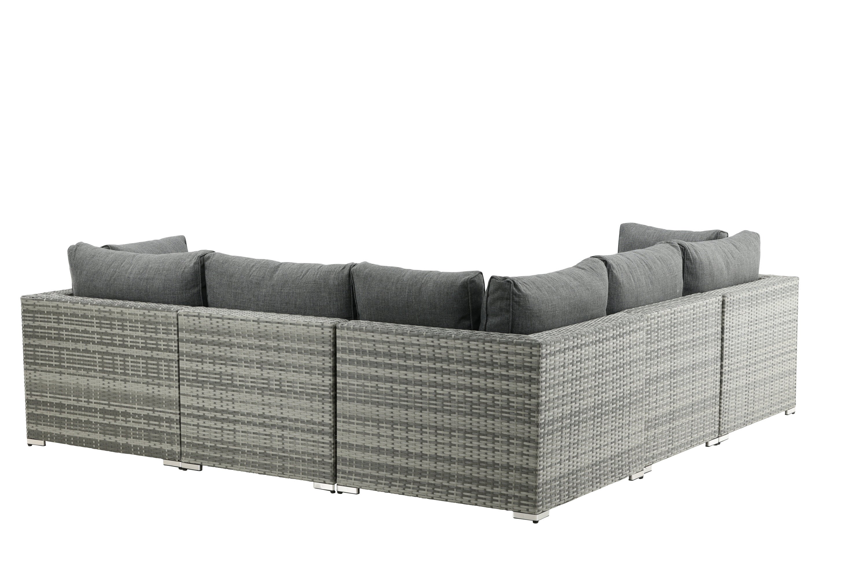 Ensemble lounge de jardin Panther - en rotin synthétique disponible en 3 couleurs