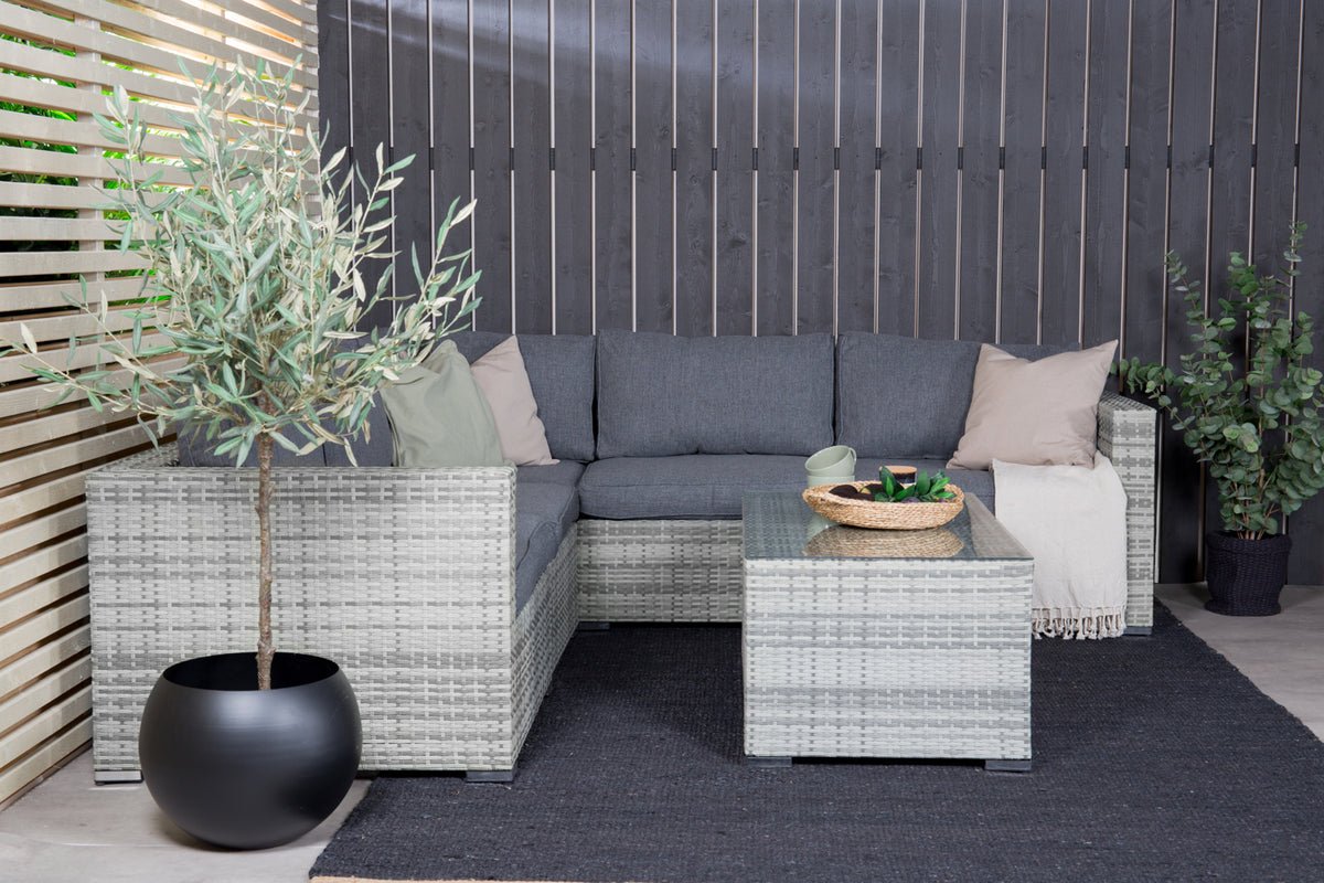 Ensemble lounge de jardin Panther - en rotin synthétique disponible en 3 couleurs