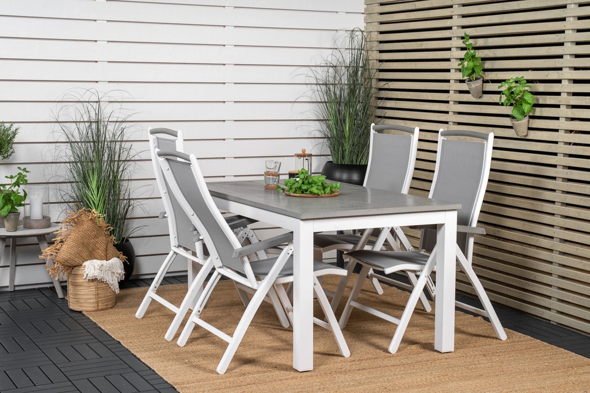 2er Set - Gaartstull Alberto aus Textilene/Aluminium