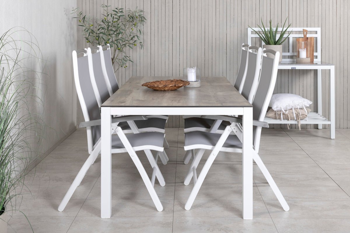 2er Set - Gaartstull Alberto aus Textilene/Aluminium