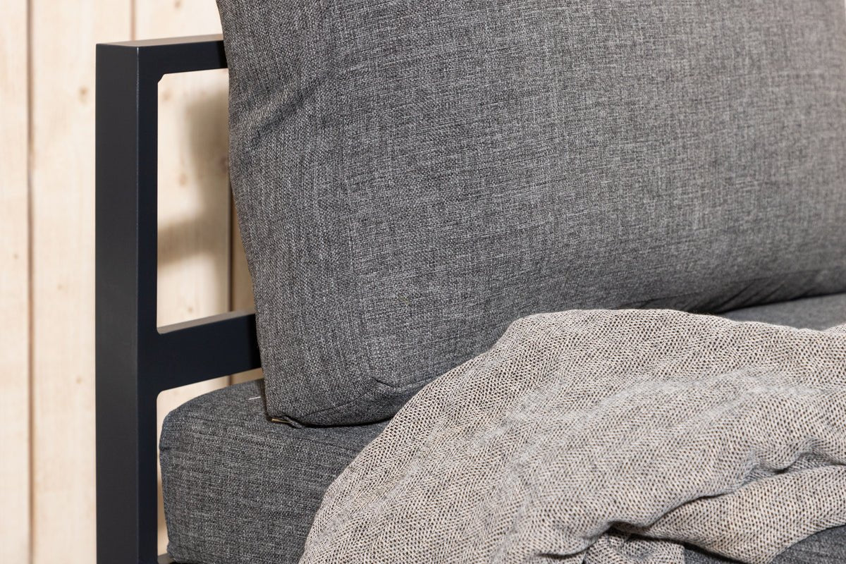 Garden Lounge Chair Barbara – Weatherproof Aluminum & Fabric Cushions