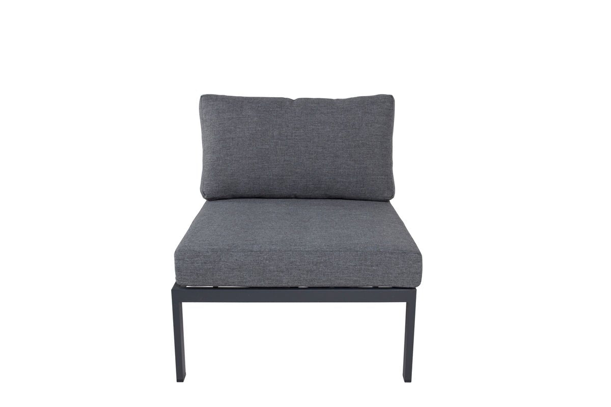 Garden Lounge Chair Barbara – Weatherproof Aluminum & Fabric Cushions