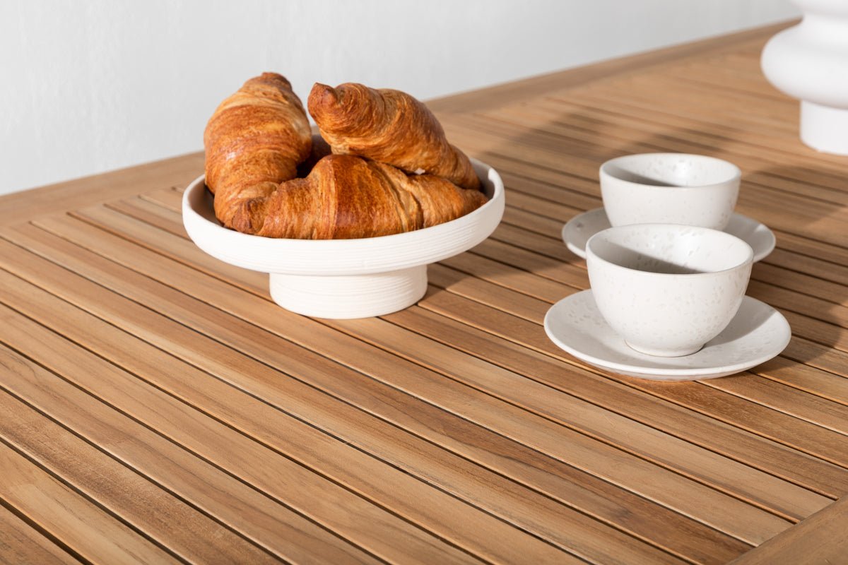 Gartentisch Lunea - en ausziehbareg Iessdësch fir dobaussen