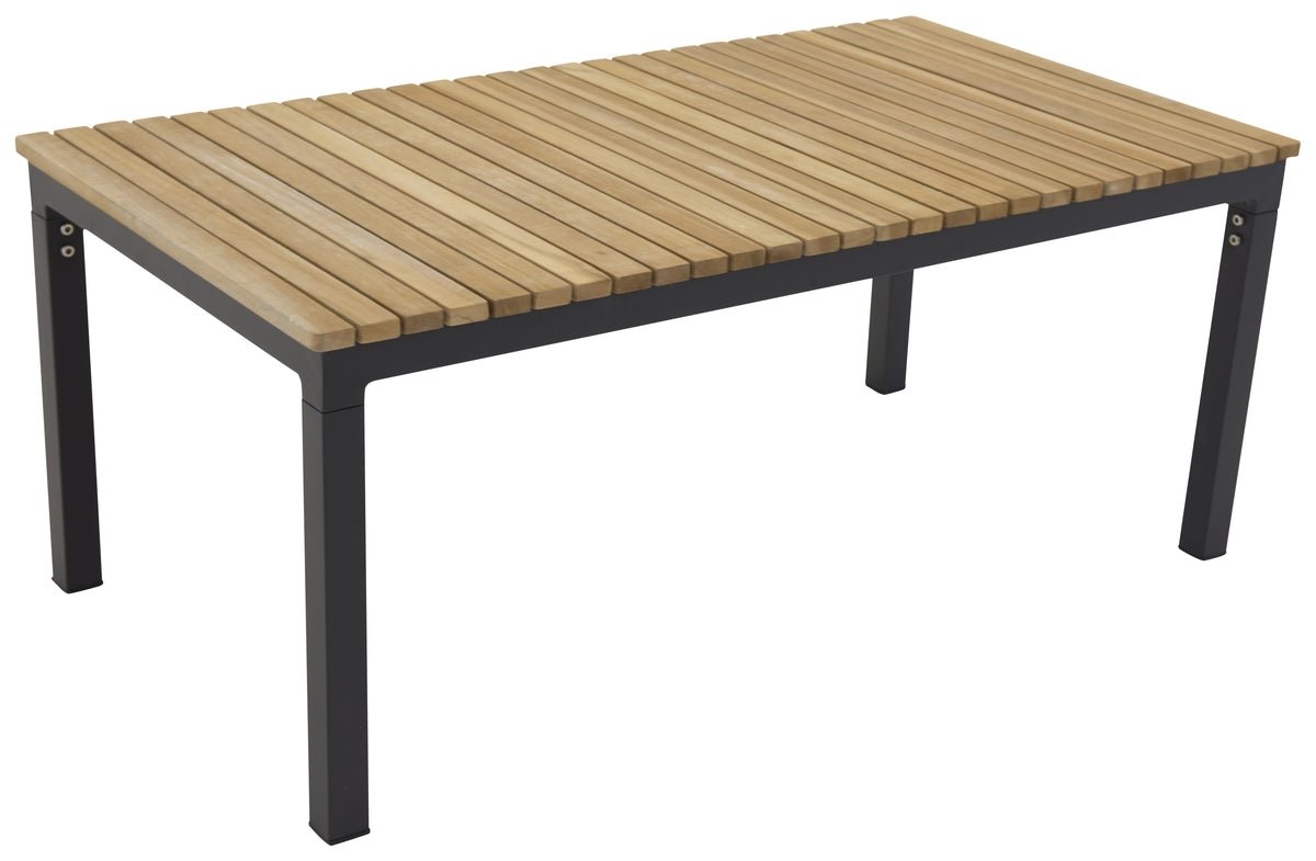 Garden Coffee Table Alanu - a material mix of aluminum and teak wood