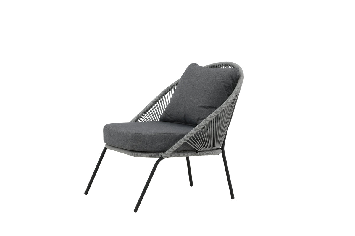 Ensemble de 2 chaises de jardin Vintera en Métal/polyester