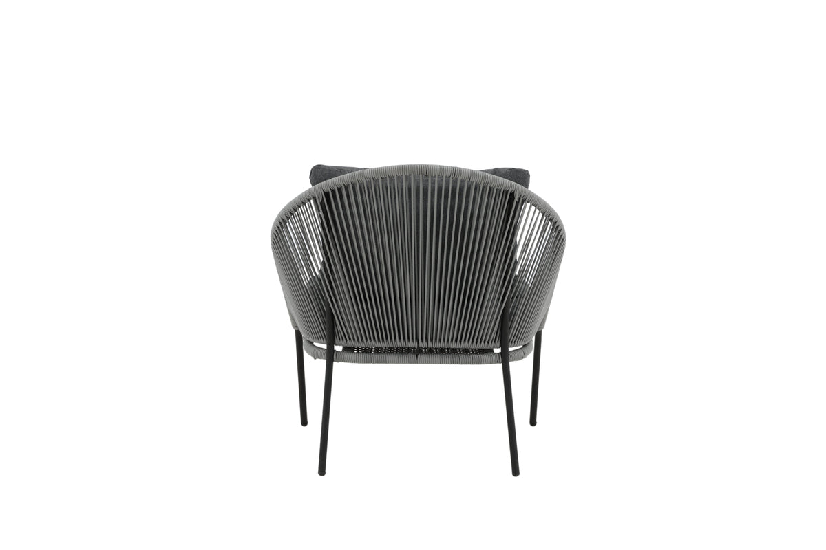 Ensemble de 2 chaises de jardin Vintera en Métal/polyester