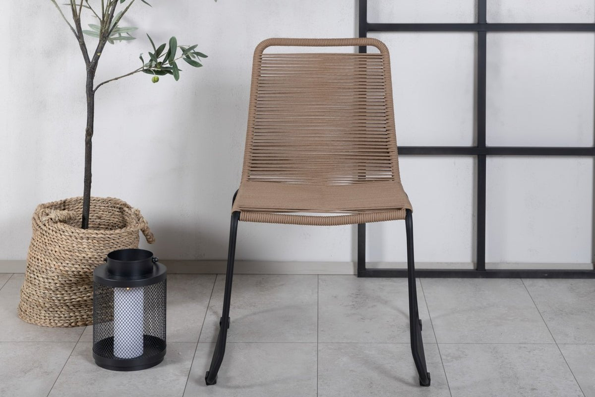 Ensemble de 2 - Chaise de jardin Lina en Métal/Polyester