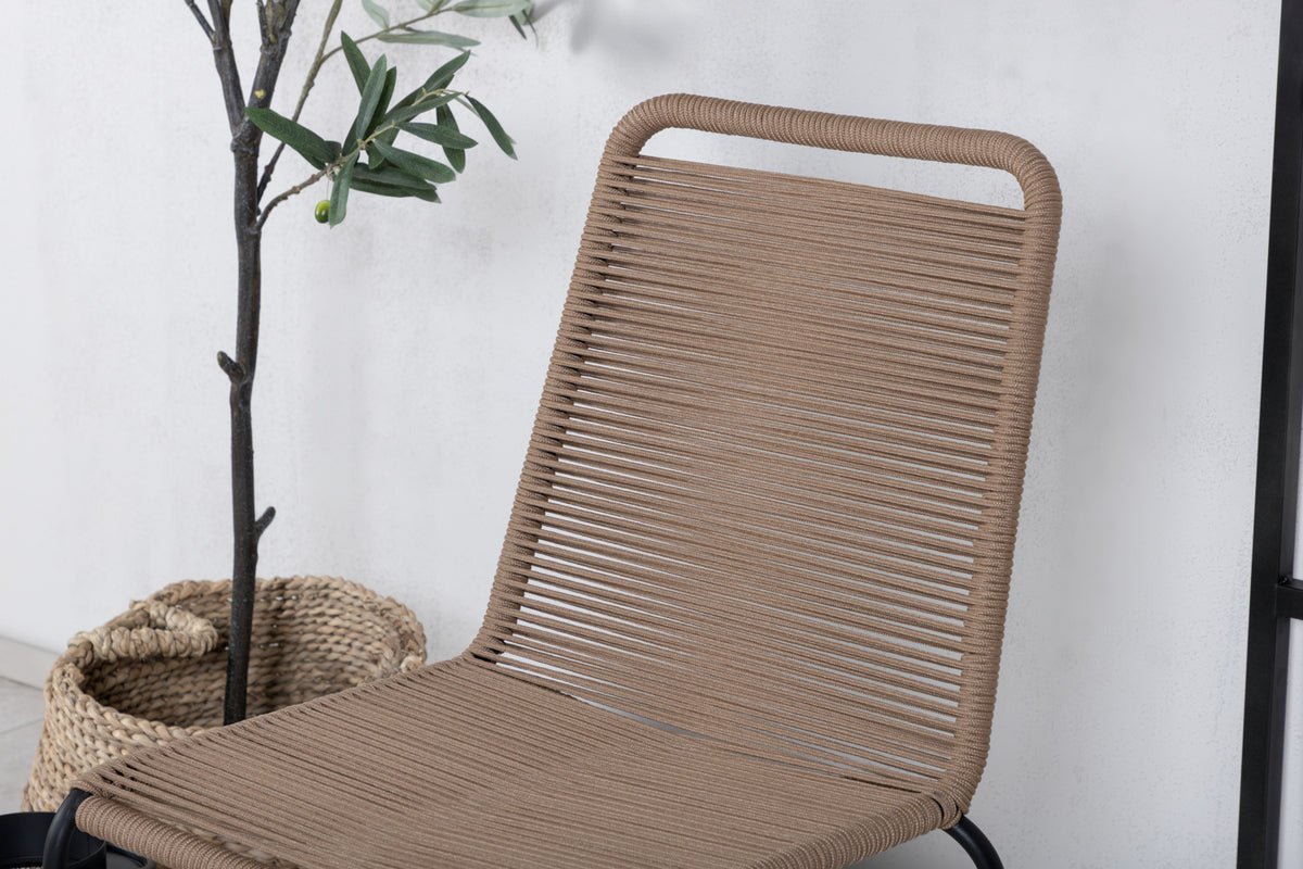 Ensemble de 2 - Chaise de jardin Lina en Métal/Polyester