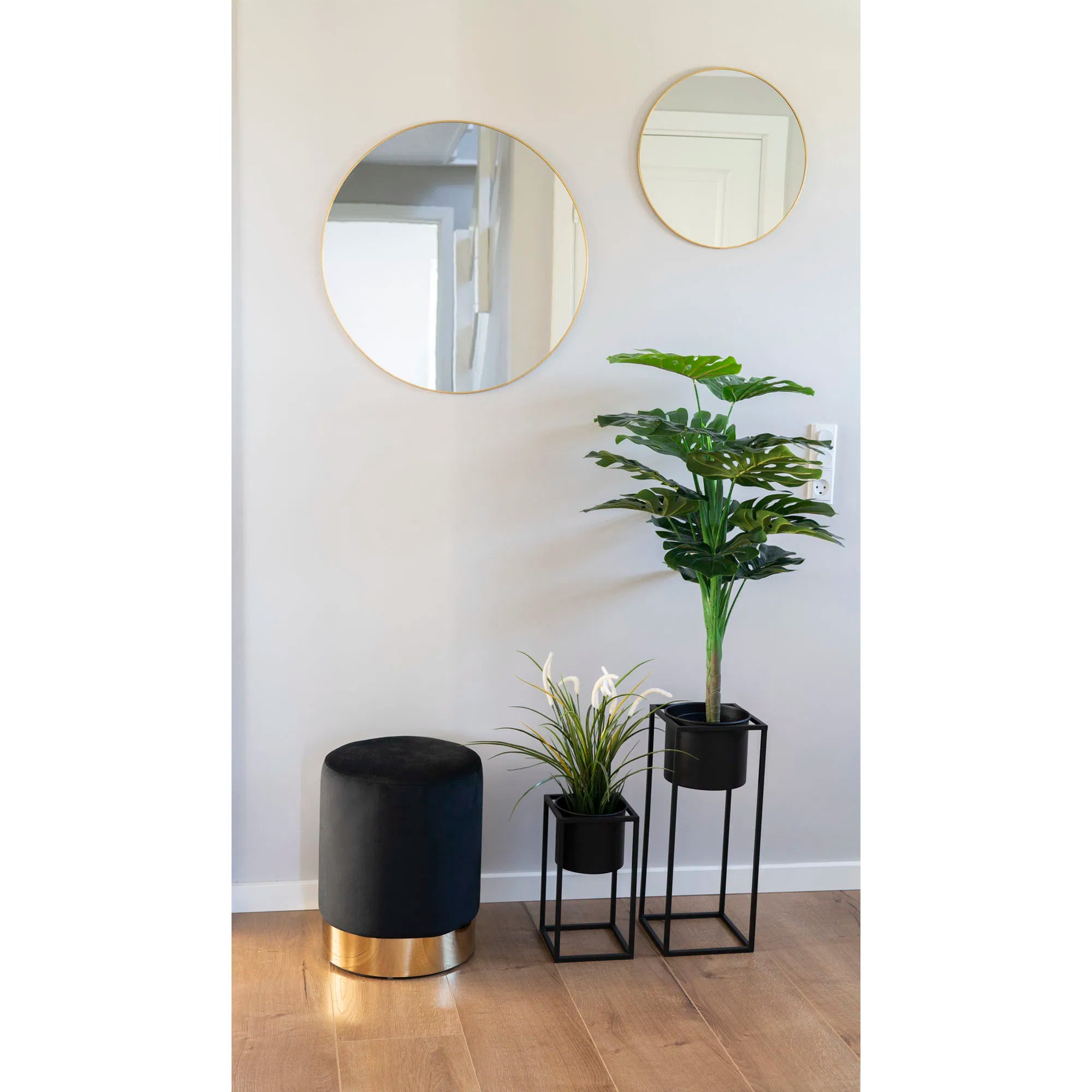 Kënschtlech Planz Monstera – 90 cm tropescht Highlight fir däi Doheem