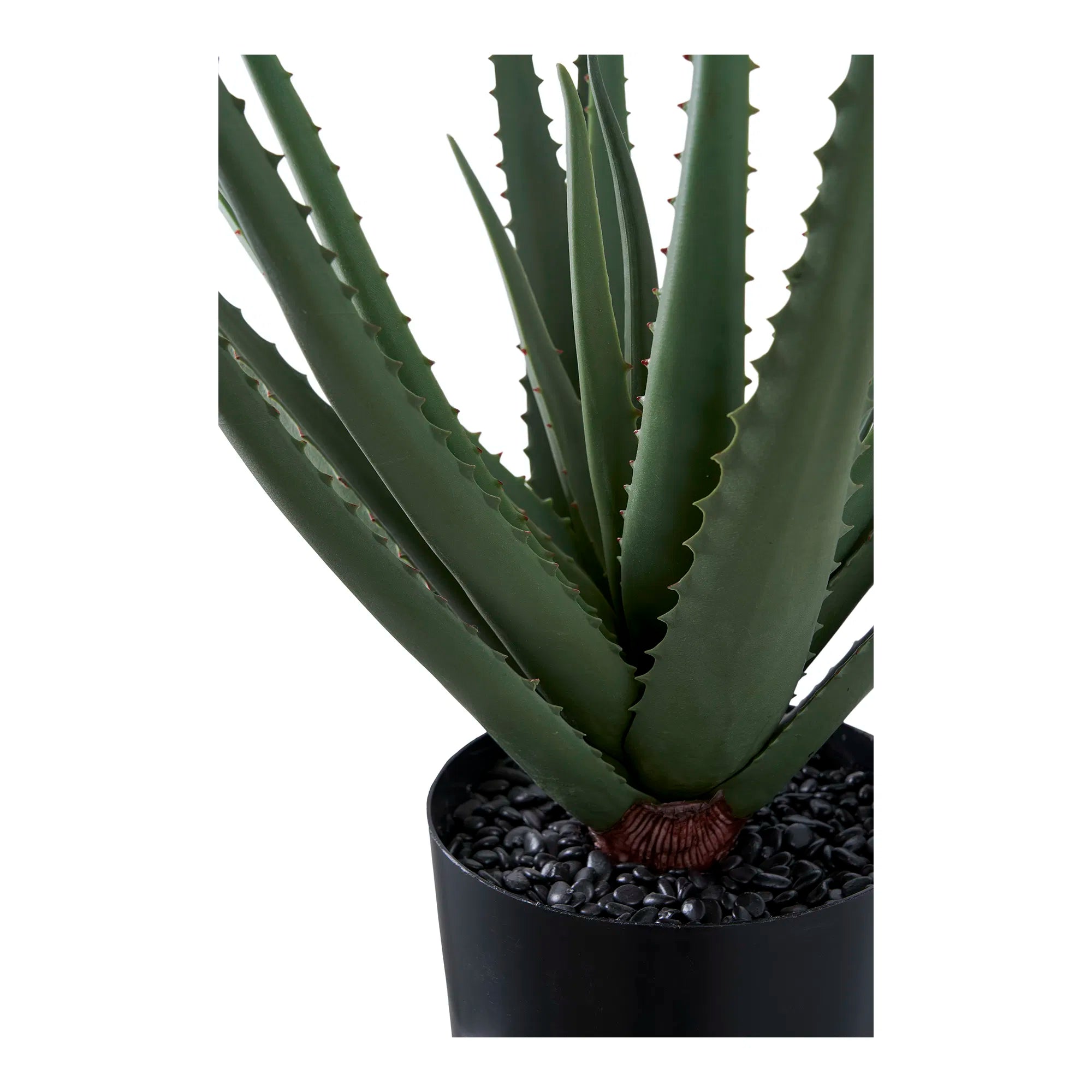 Kënschtlech Aloe Vera Planz – 51 cm ënnerhaltfräien Klassiker am moderne Look