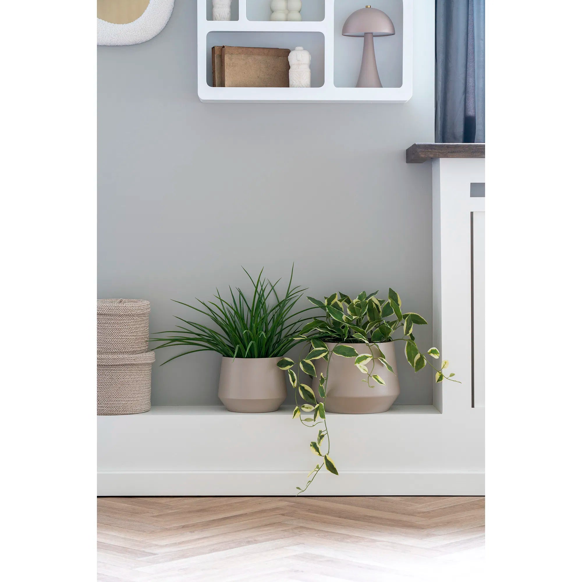 Konschtplanz Ziergras – 45 cm modern Frëschheet fir däi Doheem