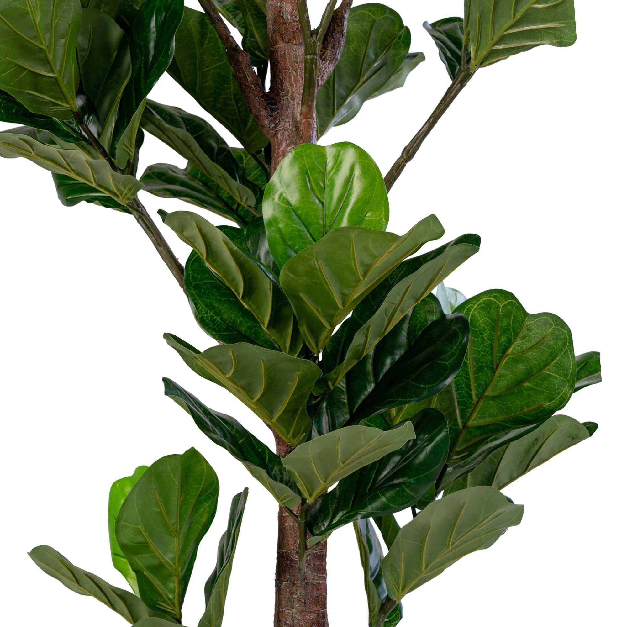 Kënschtlech Planz Fiddle Leaf Tree – 190 cm XL-Gréisst mat natierlechem Dschungel-Look