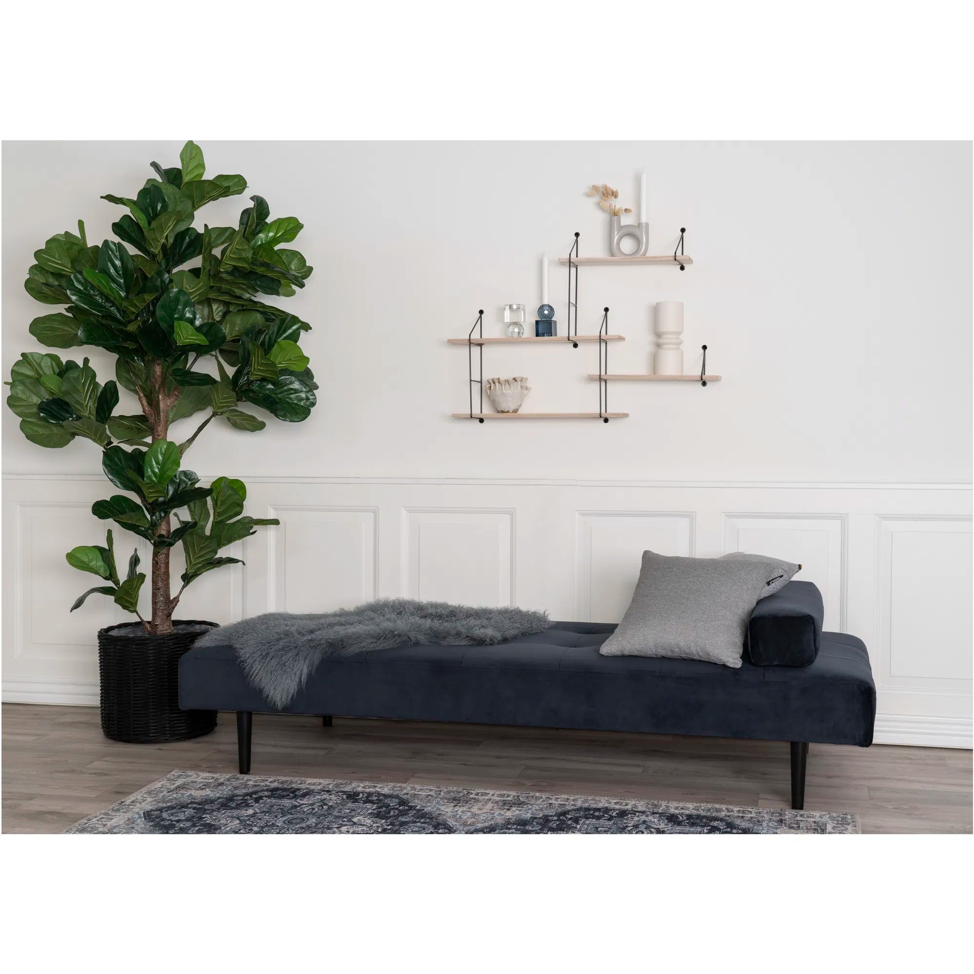 Kënschtlech Planz Fiddle Leaf Tree – 190 cm XL-Gréisst mat natierlechem Dschungel-Look