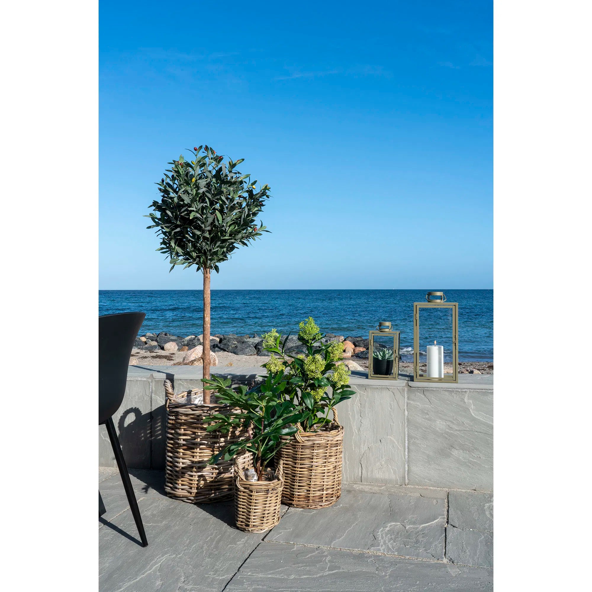 Kënschtleche Feigebeem – 60 cm mediterranen Charme fir däi Doheem