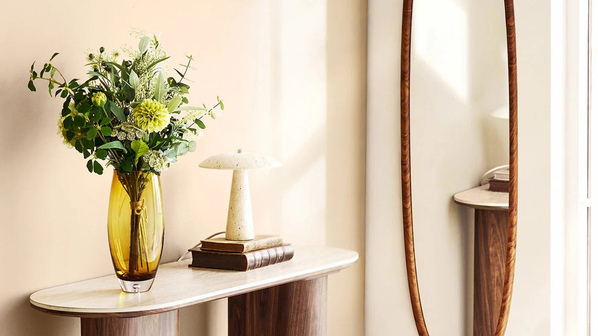 Artificial flower bouquet Golden Hour - with radiant golden accents