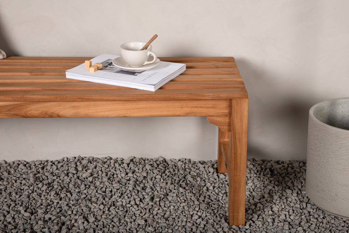 Outdoor Bench "Fashion" – made of high-quality teak wood