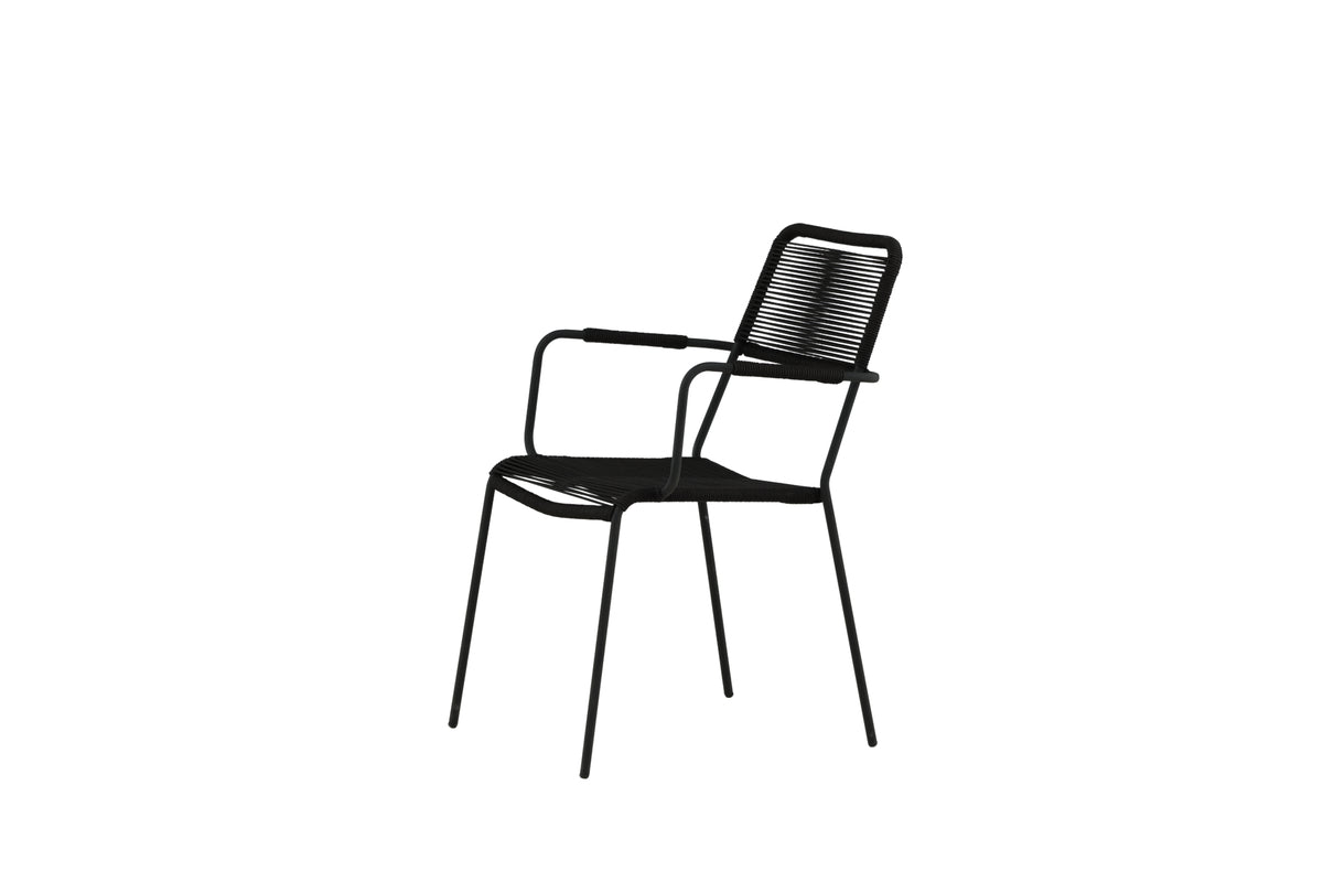 Ensemble de 2 chaises de jardin Marla en Métal/polyester