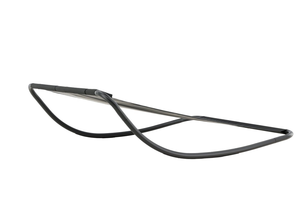 Chaise longue Comfort - en polyester noir