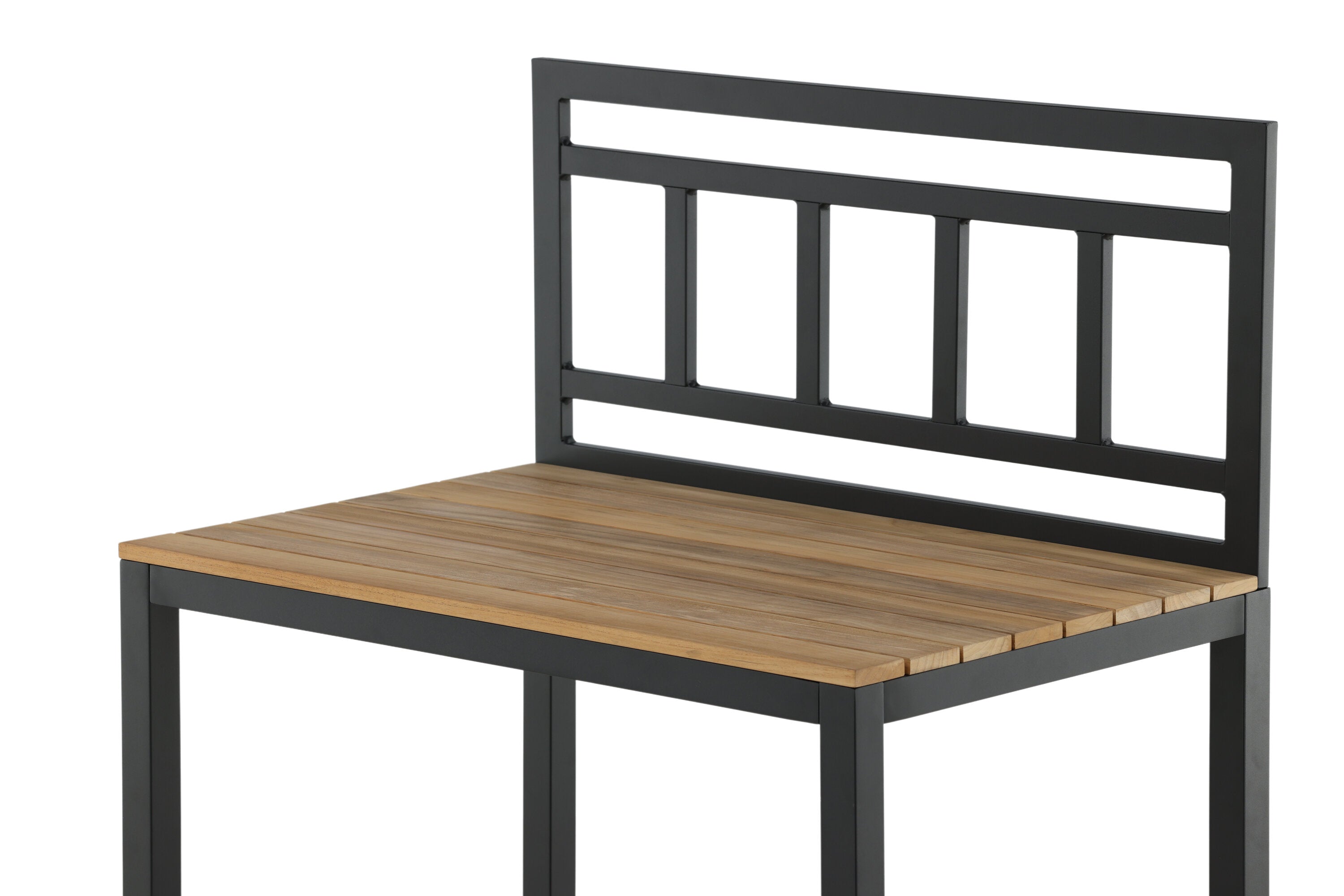 Table d'appoint Jana – Module de cuisine extérieure avec plan de travail en teck