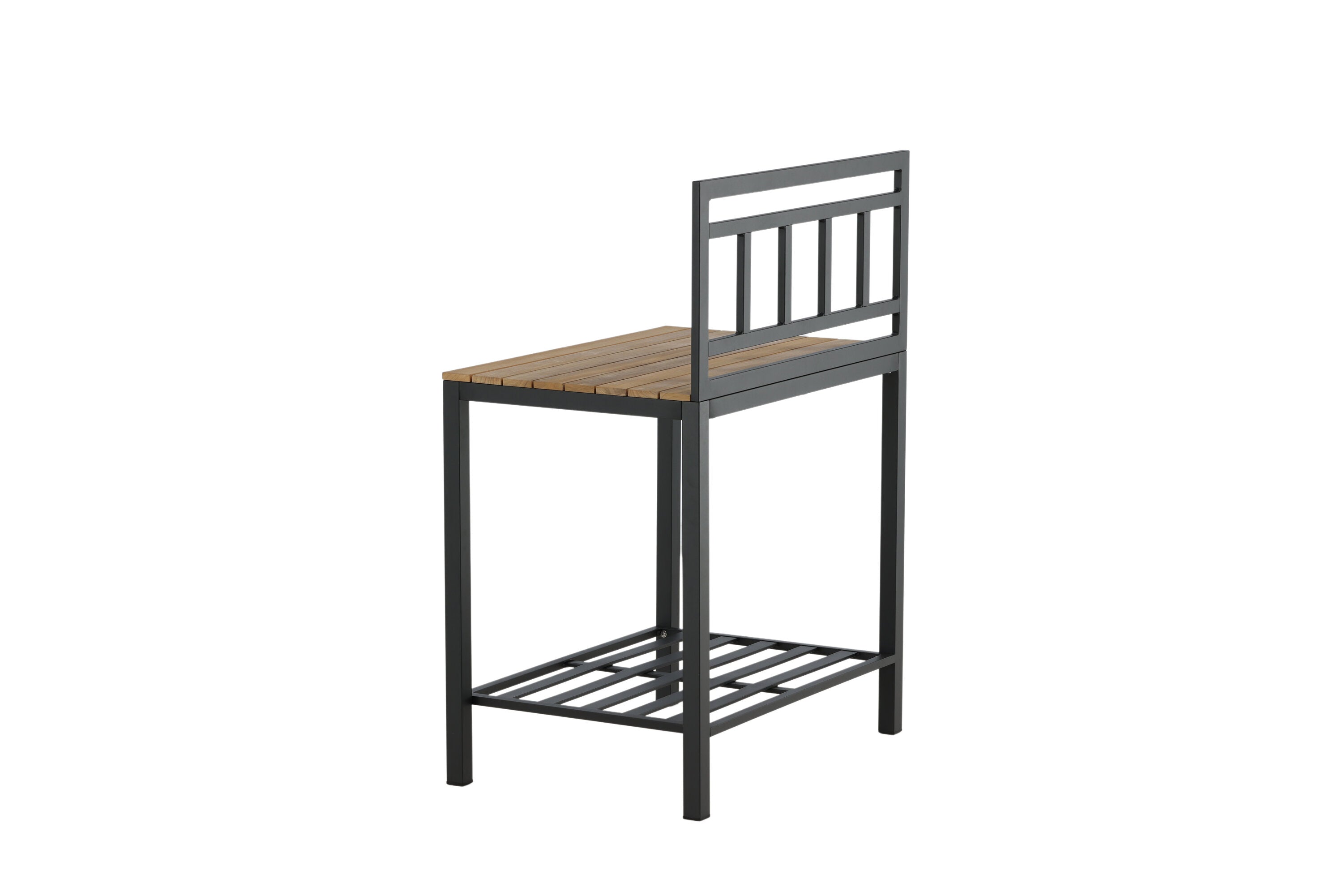 Table d'appoint Jana – Module de cuisine extérieure avec plan de travail en teck