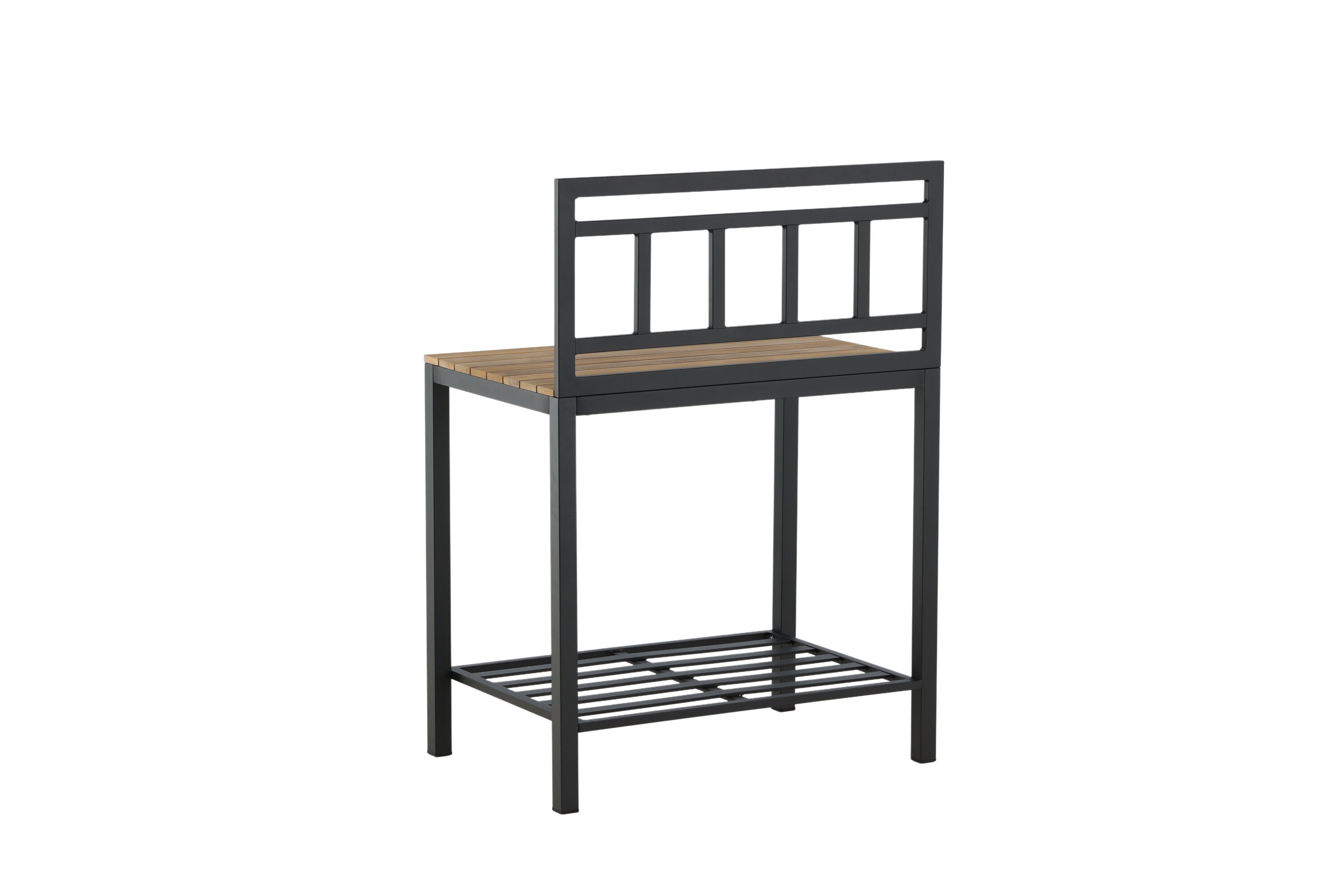 Table d'appoint Jana – Module de cuisine extérieure avec plan de travail en teck