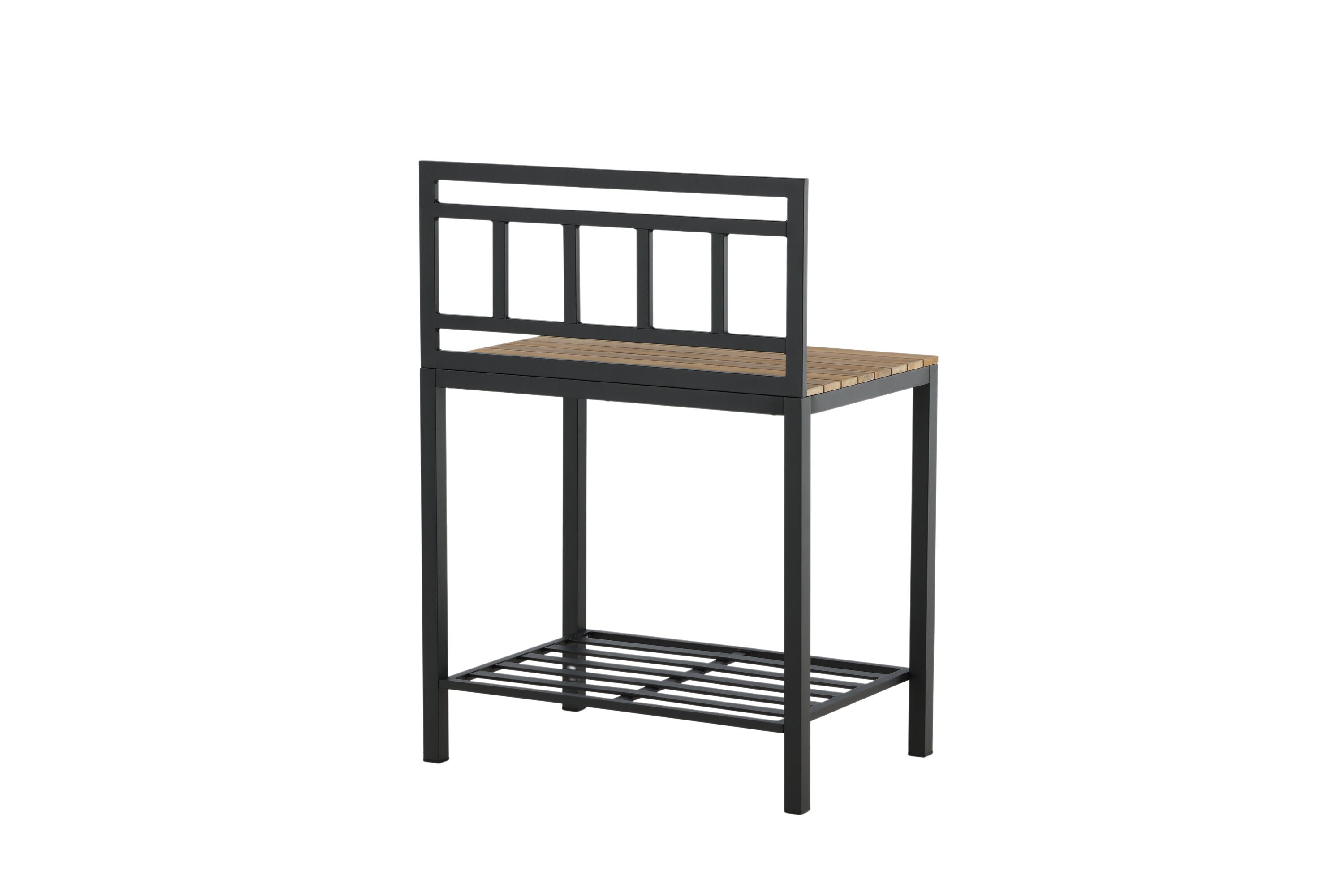 Table d'appoint Jana – Module de cuisine extérieure avec plan de travail en teck