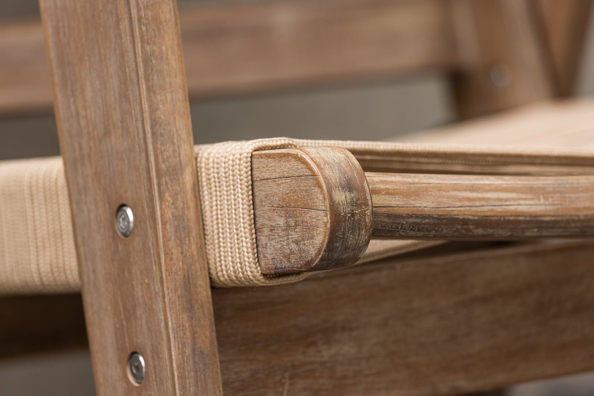 Garten-Loungesessel April - Aus brongem Akazienholz