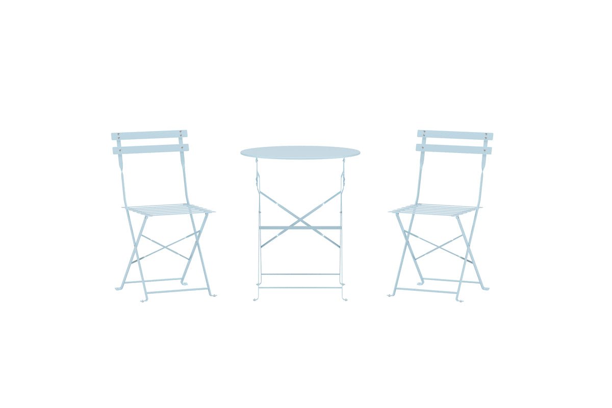 Ensemble lounge de jardin Elion – ensemble 3 pièces avec table ronde en 3 couleurs