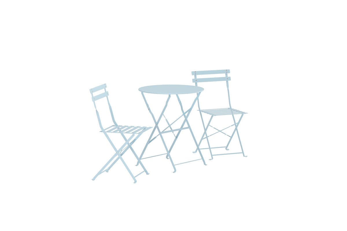 Ensemble lounge de jardin Elion – ensemble 3 pièces avec table ronde en 3 couleurs