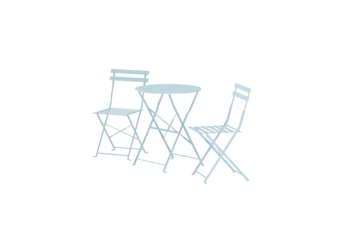 Ensemble lounge de jardin Elion – ensemble 3 pièces avec table ronde en 3 couleurs