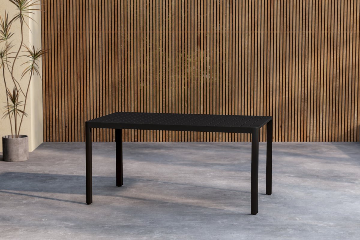 Garden Dining Table Vista - 150x85 cm made of Aluminum in Beige or Black