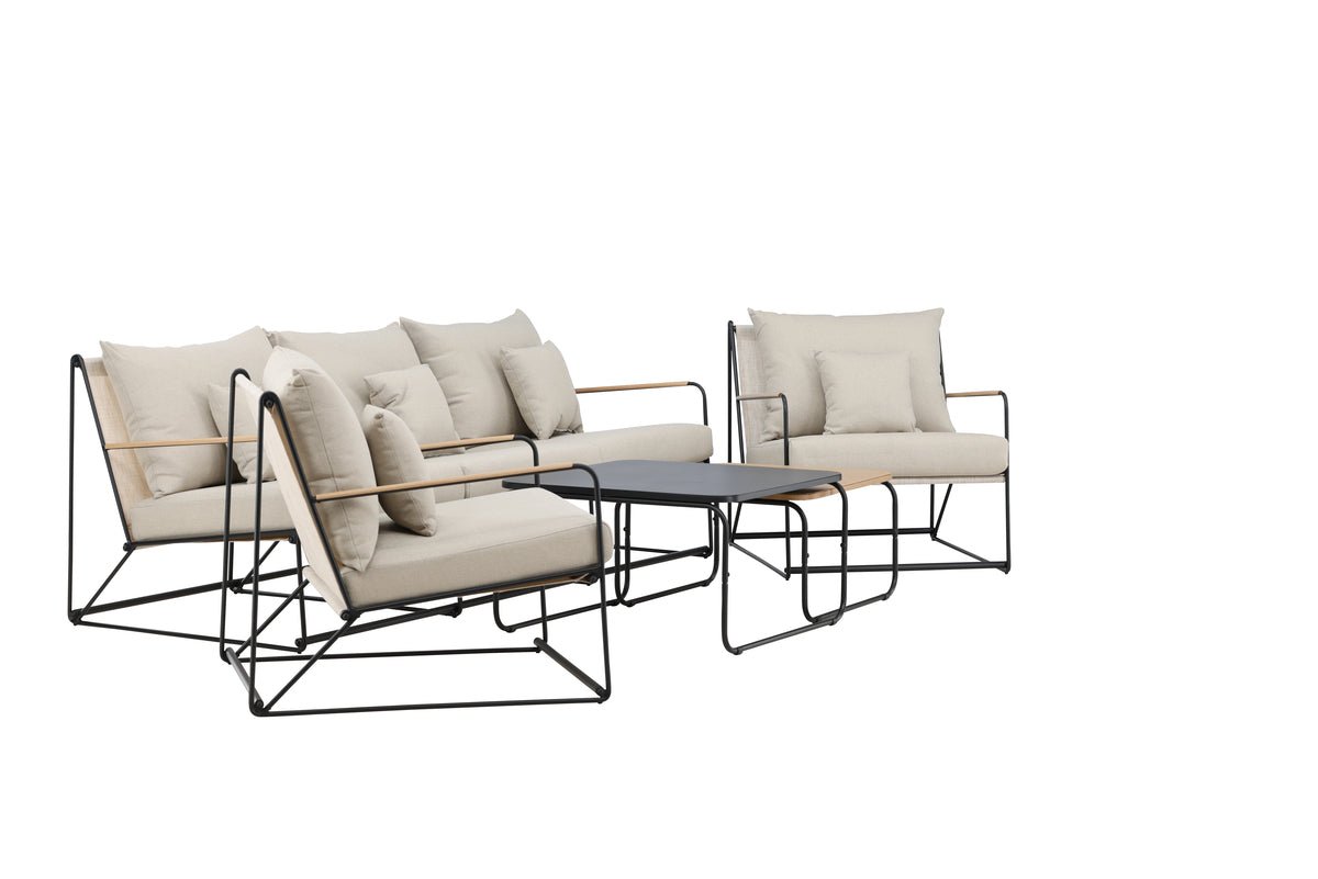 Garden Lounge Set Santorini – Weatherproof in Mediterranean Design with Cushions